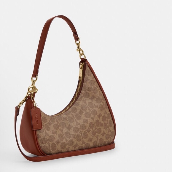 Coach Signature Brown Twisted teri - Picture 2 of 5